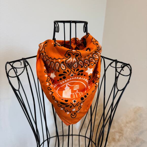 Tito's Handmade Vodka Orange Lightweight Bandana Unisex - Picture 2 of 5
